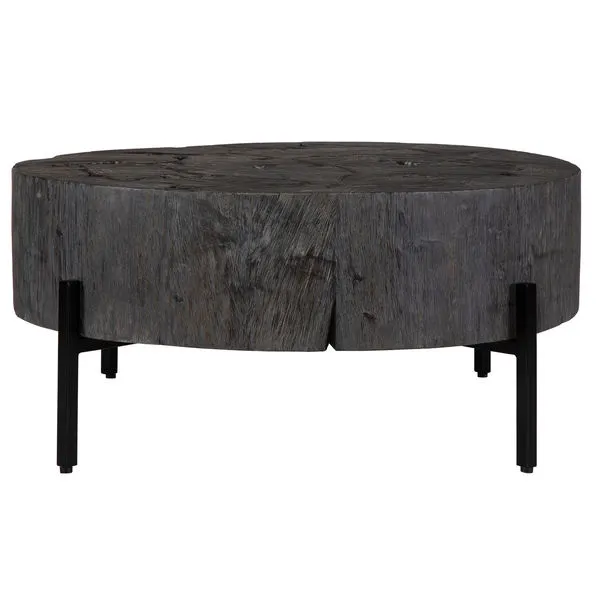 Product Image 1 for Adjoin Rustic Black Coffee Table from Uttermost