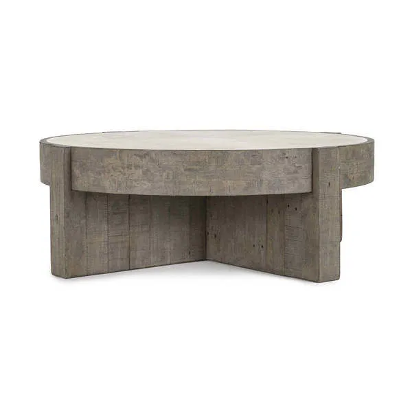 Product Image 1 for Sonoma Round Reclaimed Pine Coffee Table from Classic Home Furnishings