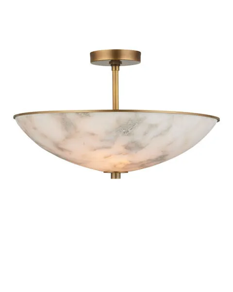 Product Image 1 for Volterra Semi-Flush Mount from Currey & Company