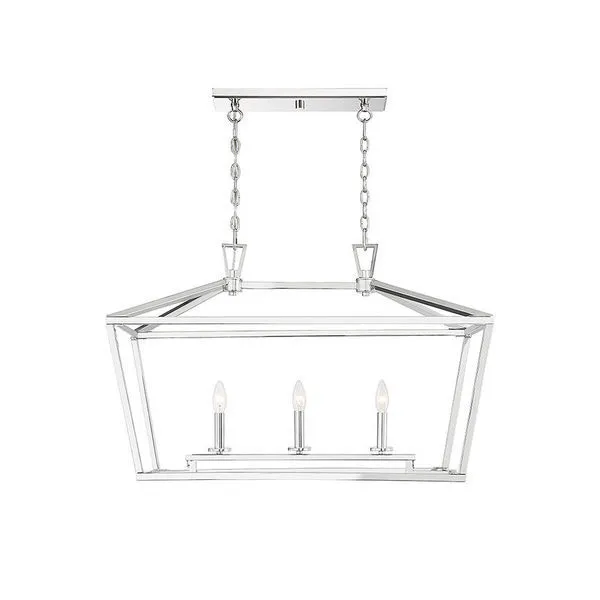 Product Image 1 for Townsend 3 Light Linear Chandelier from Savoy House