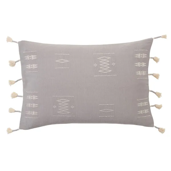Product Image 1 for Khuza Tribal Light Gray/ Cream Pillow from Jaipur 