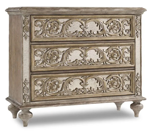 Product Image 1 for Ornate Mirrored Chest from Hooker Furniture