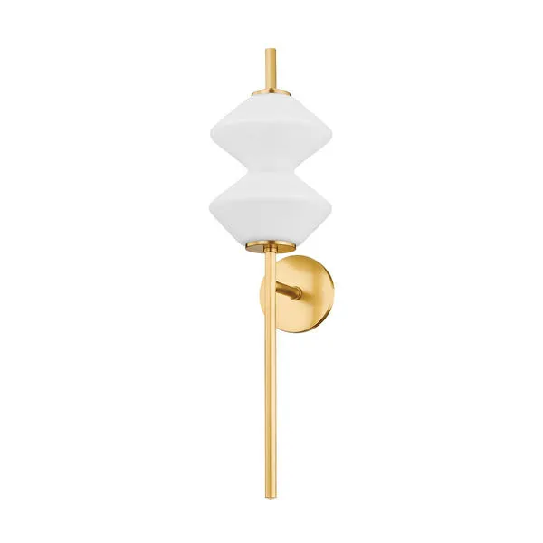 Product Image 1 for Barrow 1-Light Wall Sconce - Aged Brass from Hudson Valley