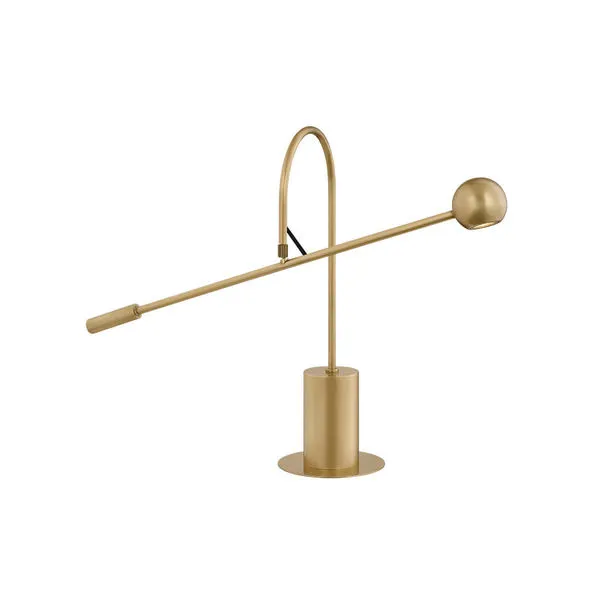 Product Image 1 for Micro-Orbiter Rechargeable Modern Brass Table Lamp from Sonneman