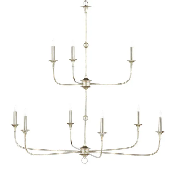 Product Image 1 for Nottaway Linear Champagne Chandelier from Currey & Company