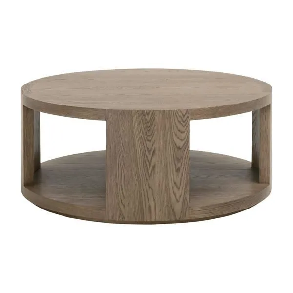 Product Image 1 for Collins Round Sable Oak Coffee Table from Essentials for Living
