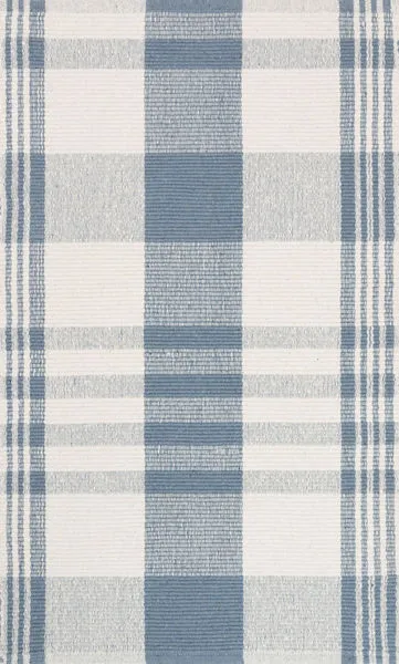 Product Image 1 for Village Collection White / Blue Entry Rug from Loloi