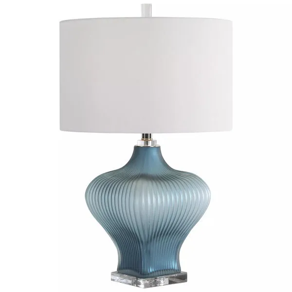 Product Image 3 for Marjorie Frosted Turquoise Table Lamp from Uttermost