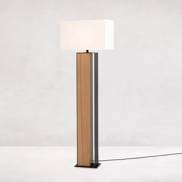 Product Image 2 for Trenton Floor Lamp Natural Oak from Four Hands