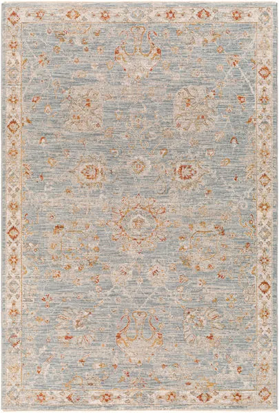 Product Image 1 for Avant Garde Woven Light Denim / Light Gray Rug - 2'7" x 4' from Surya
