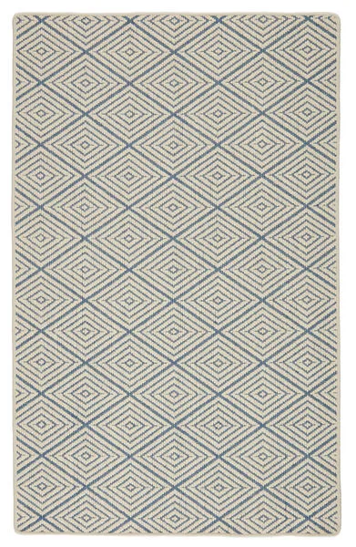 Product Image 1 for Pacific Natural Trellis Blue/ Ivory Rug from Jaipur 