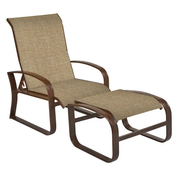 Product Image 1 for Cayman Isle Sling Adjustable Lounge Chair from Woodard
