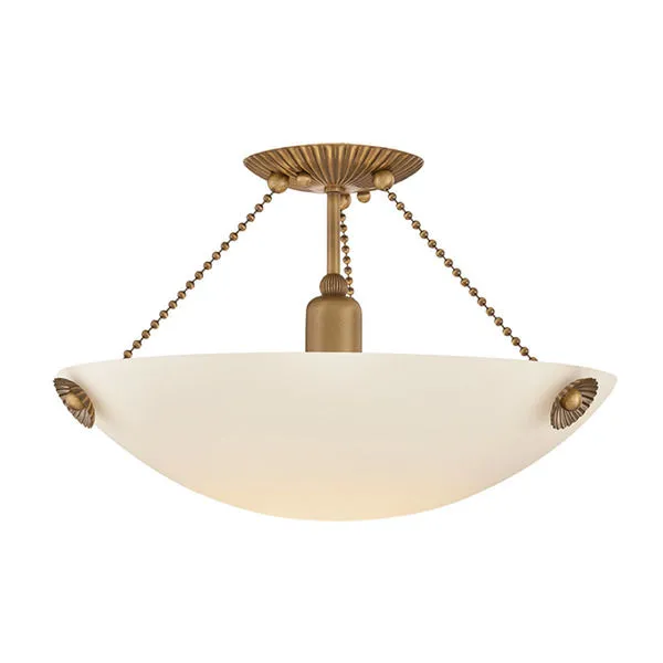 Product Image 1 for Vivienne 1-Light Semi Flush from Mitzi