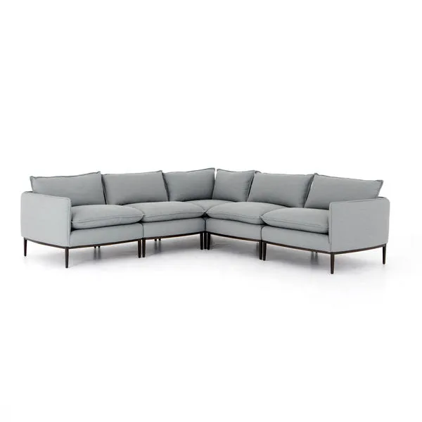 Product Image 4 for Donovan 5 Pc Sectional Abode Ivory from Four Hands