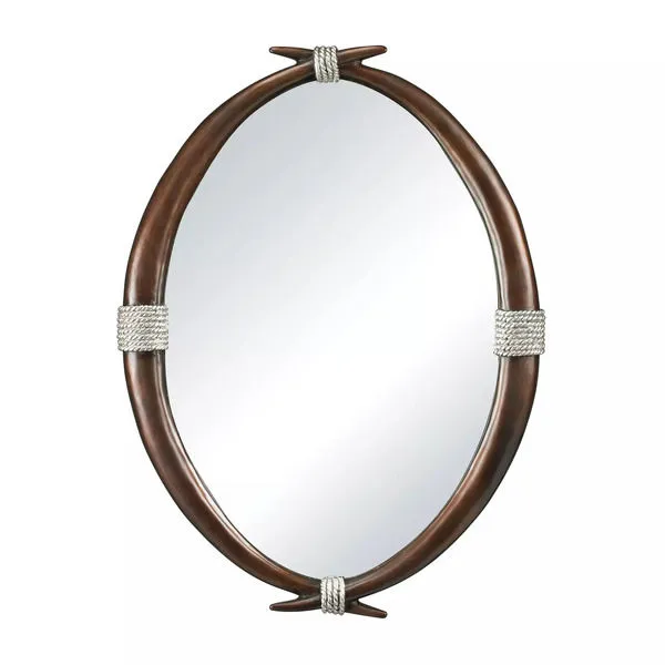 Product Image 1 for Antler Mirror With Silver Rope Accents from Elk Home
