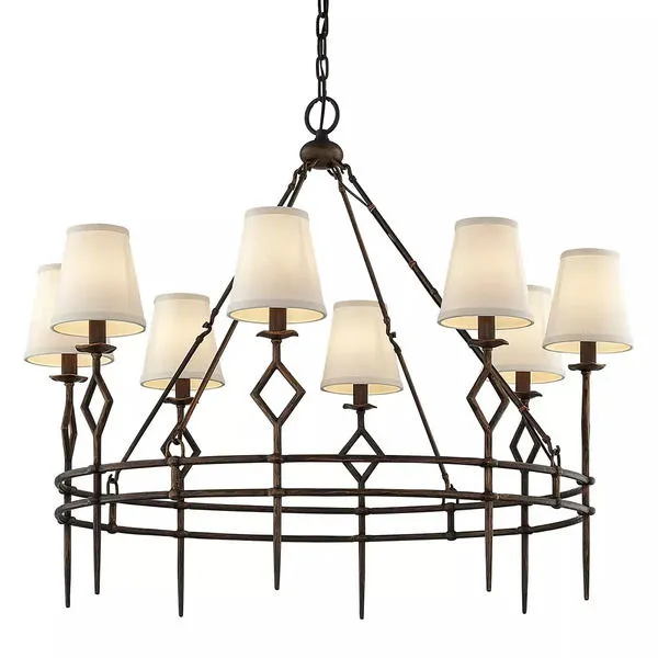 Product Image 1 for Maurice 8 Light Chandelier from Troy Lighting