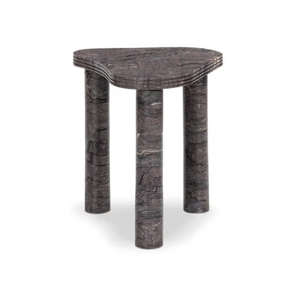 Product Image 1 for Manoli Smoke Plum Marble End Table from Four Hands