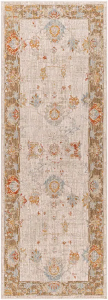 Product Image 1 for Avant Garde Woven Cream / Gold Rug - 2'7" x 10' from Surya
