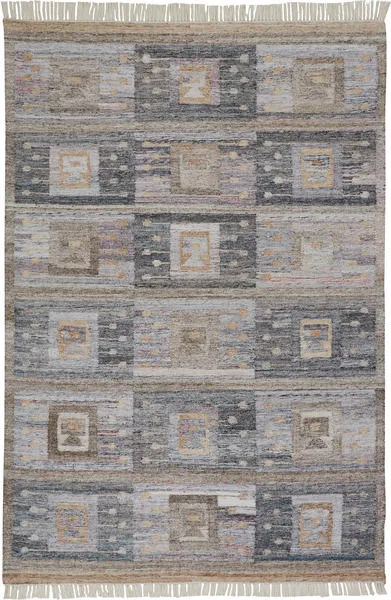 Product Image 2 for Beckett Gray / Tan Geometric Rug from Feizy Rugs