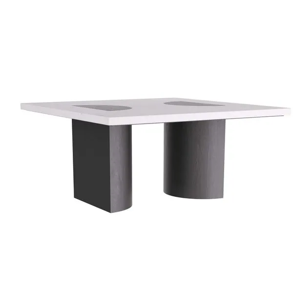 Product Image 1 for Tindle Black & White Marble Cocktail Table from Arteriors