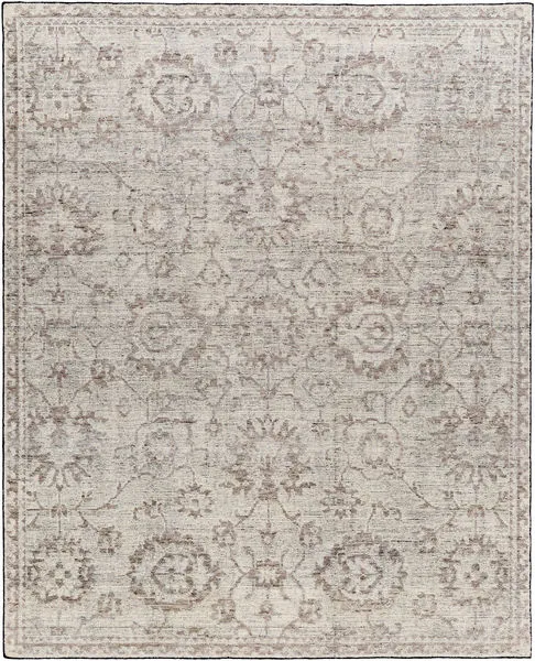 Product Image 1 for April Hand-Knotted Dark Brown / Gray  - 6' x 9' from Surya