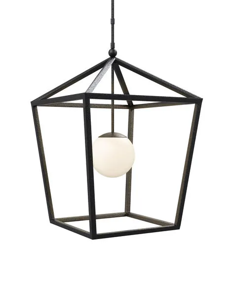 Product Image 1 for Denison Black Outdoor Lantern from Currey & Company