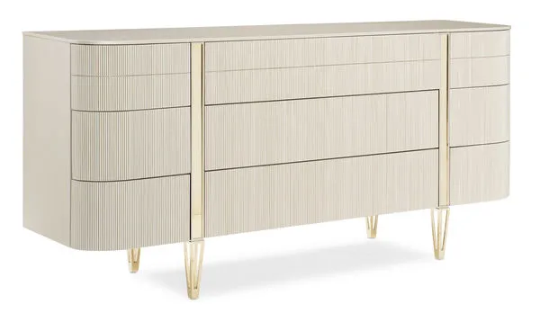 Product Image 1 for Cream Wood Modern Love At First Sight Dresser from Caracole