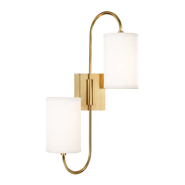 Product Image 1 for Junius 2 Light Wall Sconce from Hudson Valley