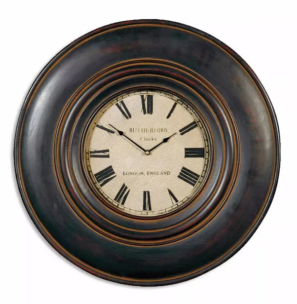 Product Image 1 for Adonis 24" Wooden Wall Clock from Uttermost