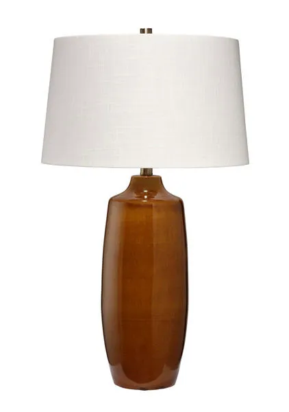 Product Image 1 for Toffee Cider Brown Ceramic Table Lamp from Jamie Young