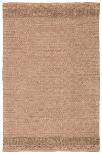 Product Image 2 for Curran Natural Border Pink / Tan Area Rug from Jaipur 