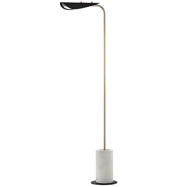 Product Image 1 for Layla 1-Light Concrete Base Floor Lamp from Mitzi