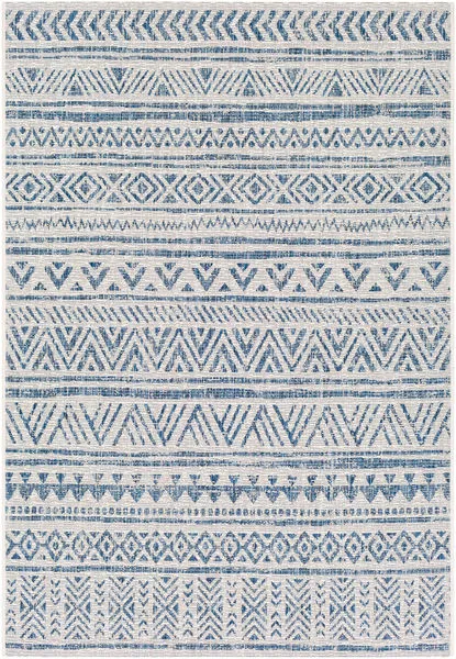 Product Image 4 for Eagean White / Denim Indoor / Outdoor Rug from Surya