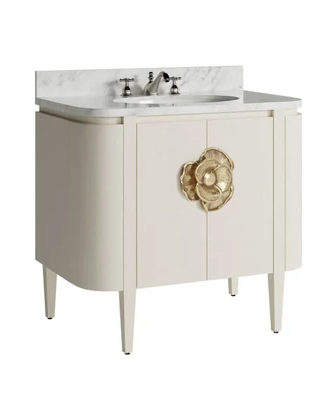 Product Image 1 for Briallen Vanity with Oval Undermount Sink from Currey & Company