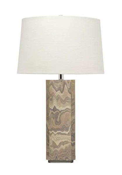 Product Image 1 for Canyon Sand Gray Wood Veneer Table Lamp from Jamie Young