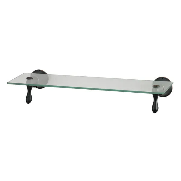 Product Image 1 for Glass Shelf With Oil Rubbed Bronze Accents from Elk Home