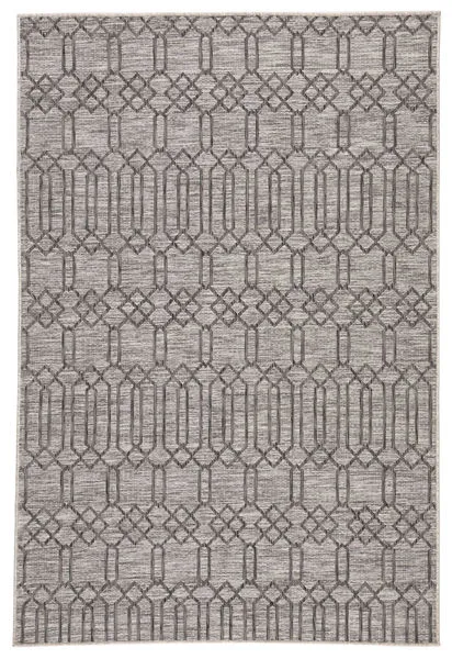 Product Image 2 for Calcutta Indoor/ Outdoor Geometric Gray Rug By Nikki Chu from Jaipur