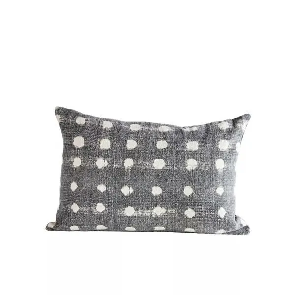 Product Image 2 for Charcoal Spotted Pillow from Creative Co-Op