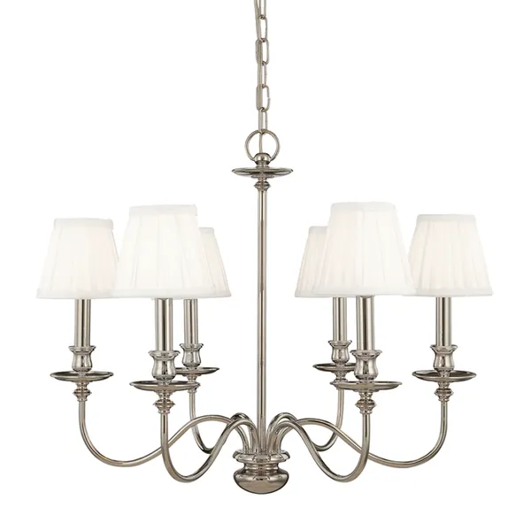 Product Image 1 for Menlo Park 6 Light Chandelier from Hudson Valley