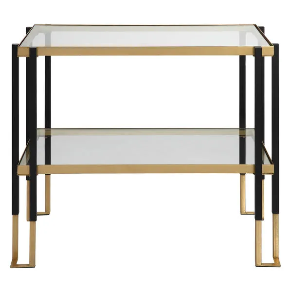 Product Image 1 for Kentmore Glass Side Table from Uttermost