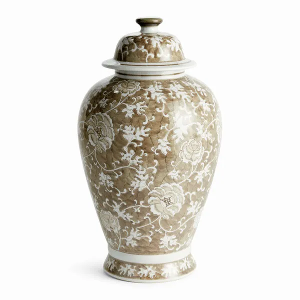 Product Image 1 for Province Lotus Lidded Ginger Jar from Napa Home And Garden