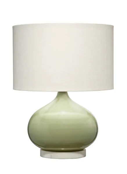 Product Image 1 for Moss Sage Green Glass Table Lamp from Jamie Young