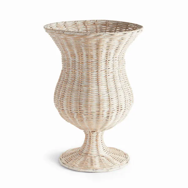 Product Image 1 for Chesapeake Rattan Footed Urn Tall from Napa Home And Garden