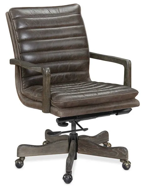 Product Image 1 for Langston Leather Executive Swivel Tilt Chair from Hooker Furniture