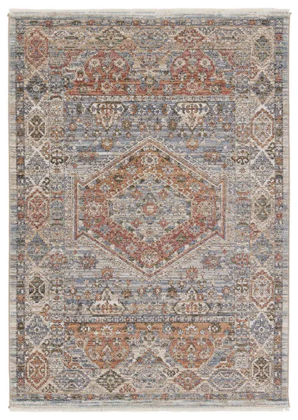 Product Image 1 for Madrid Traditional Medallion Red/ Blue Rug - 5' x 8' from Jaipur 