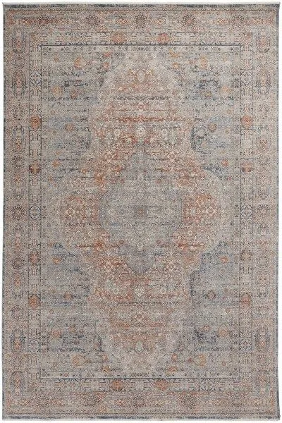 Product Image 1 for Marquette Rust / Denim Blue Rug from Feizy Rugs