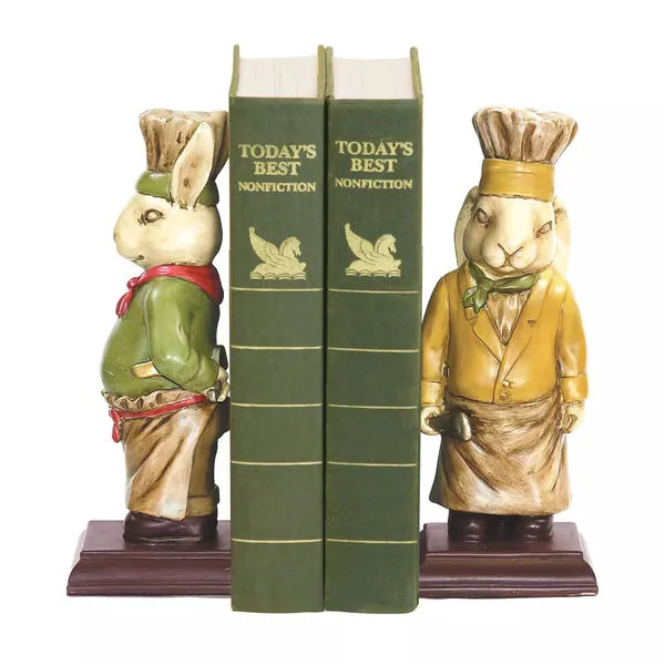 Product Image 1 for Pair Of Chef Bunny Bookends from Elk Home