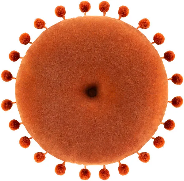 Product Image 2 for Serengeti Round Burnt Orange Pillow from Surya
