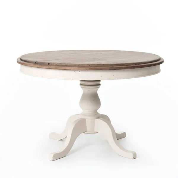 Product Image 3 for Cornwall Round Dining Table 47'' Suna/Wh from Four Hands