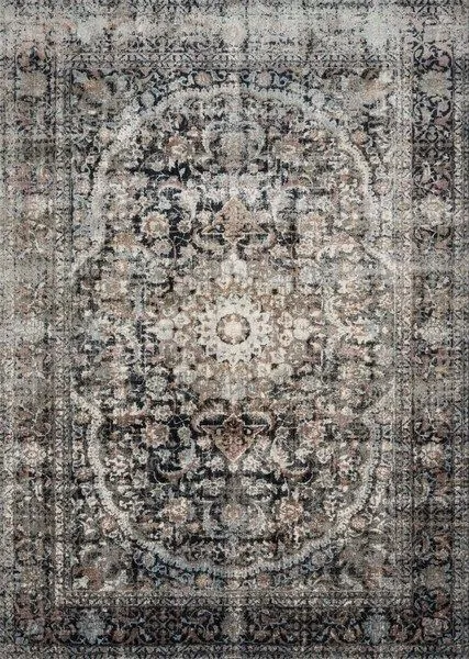 Product Image 2 for Anastasia Charcoal / Sunset Rug from Loloi